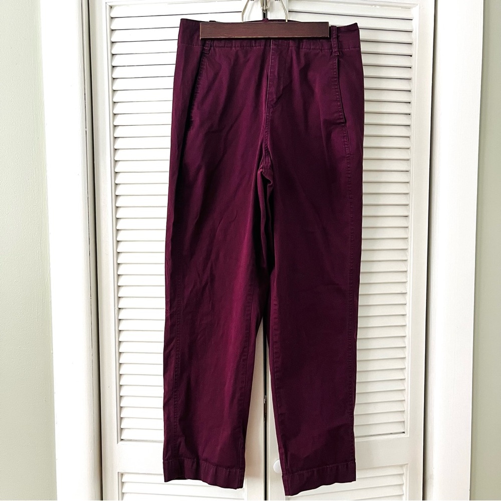 High-Rise Straight-leg Stretch Chinos